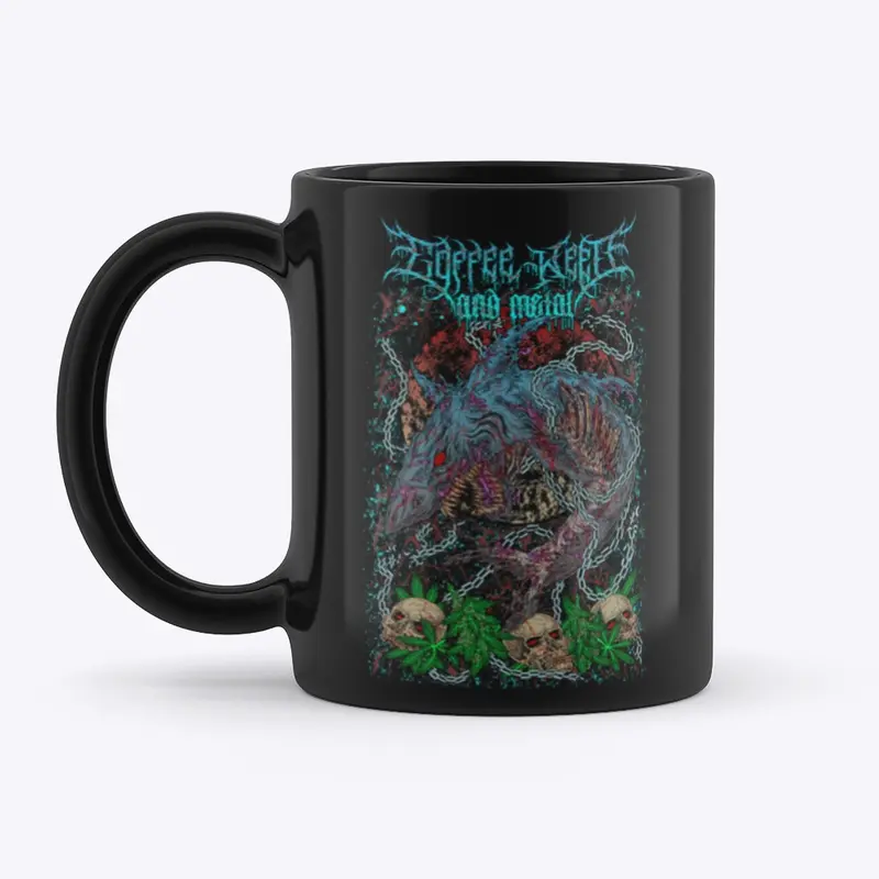 CWM zombie shark mug