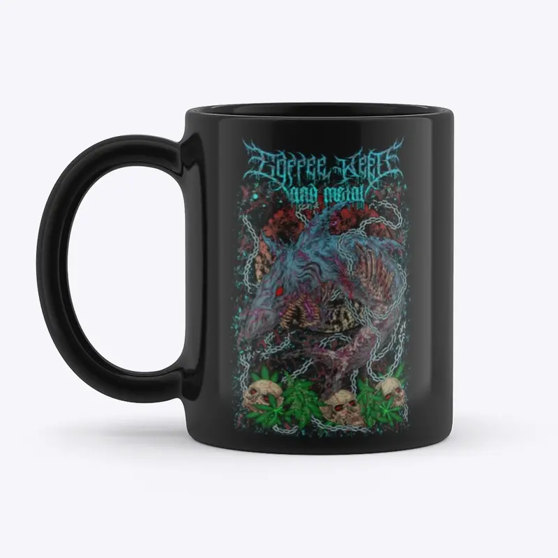 CWM zombie shark mug